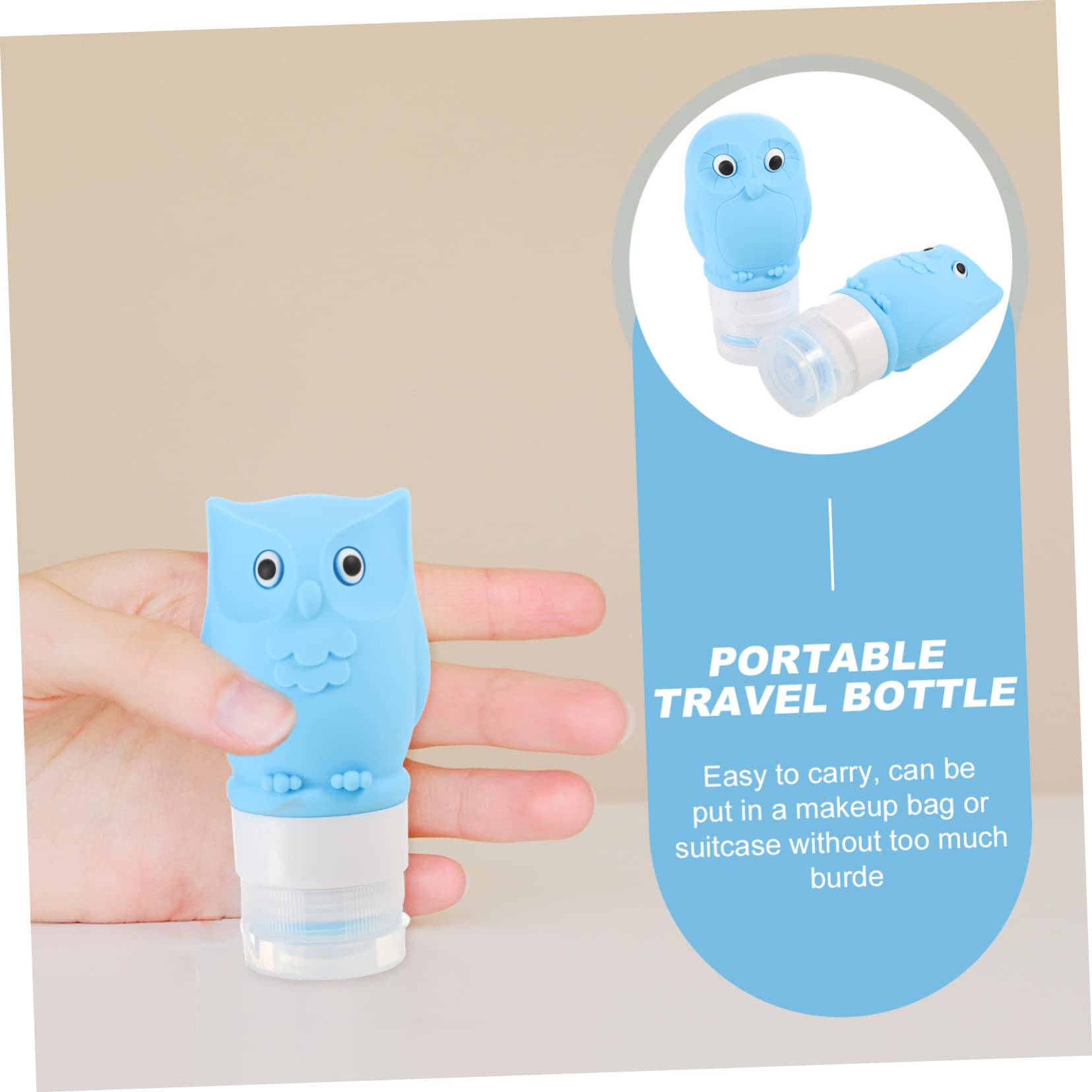 3 Set Di Flaconi Per Articoli Da Toeletta Ricaricabili Da 60 Ml Flacone Per Shampoo Da Viaggio Con in Silicone Per Una Facile Erogazione 2 Pezzi*3