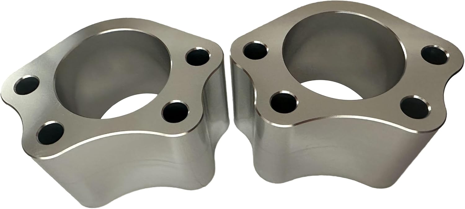 2" Ball Joint Spacers Compatible with Chevy Chevrolet Silverado 1500 2500 3500 GMC Sierra Yukon Safari K6292 6292 Front Upper Control Arm Leveling Kit