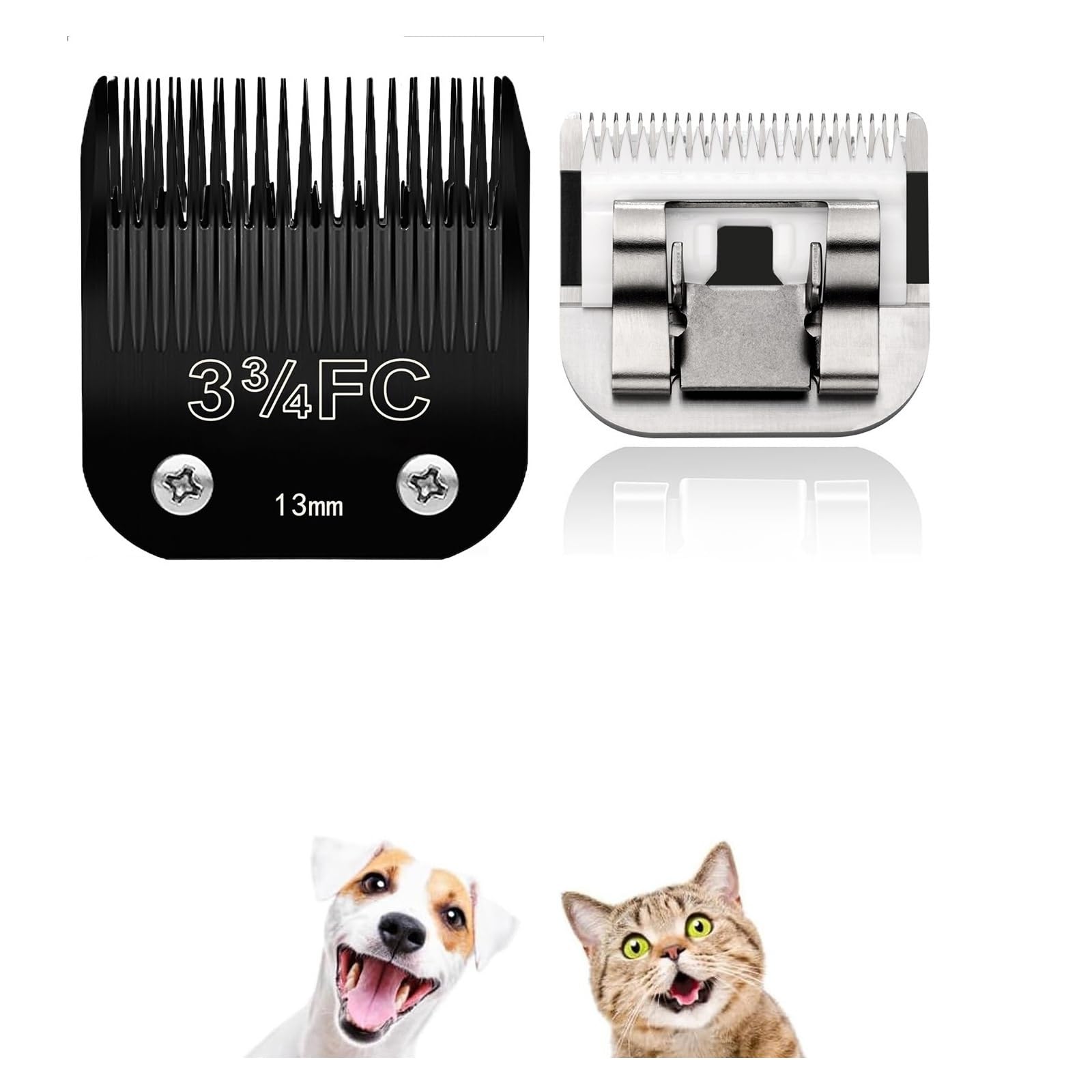 Compatible Con Andis, Compatible Con Oster A5, Compatible Con Wahl, Cuchilla De Peluquería for Perros Serie Km-10, | Black-3FC-13mm
