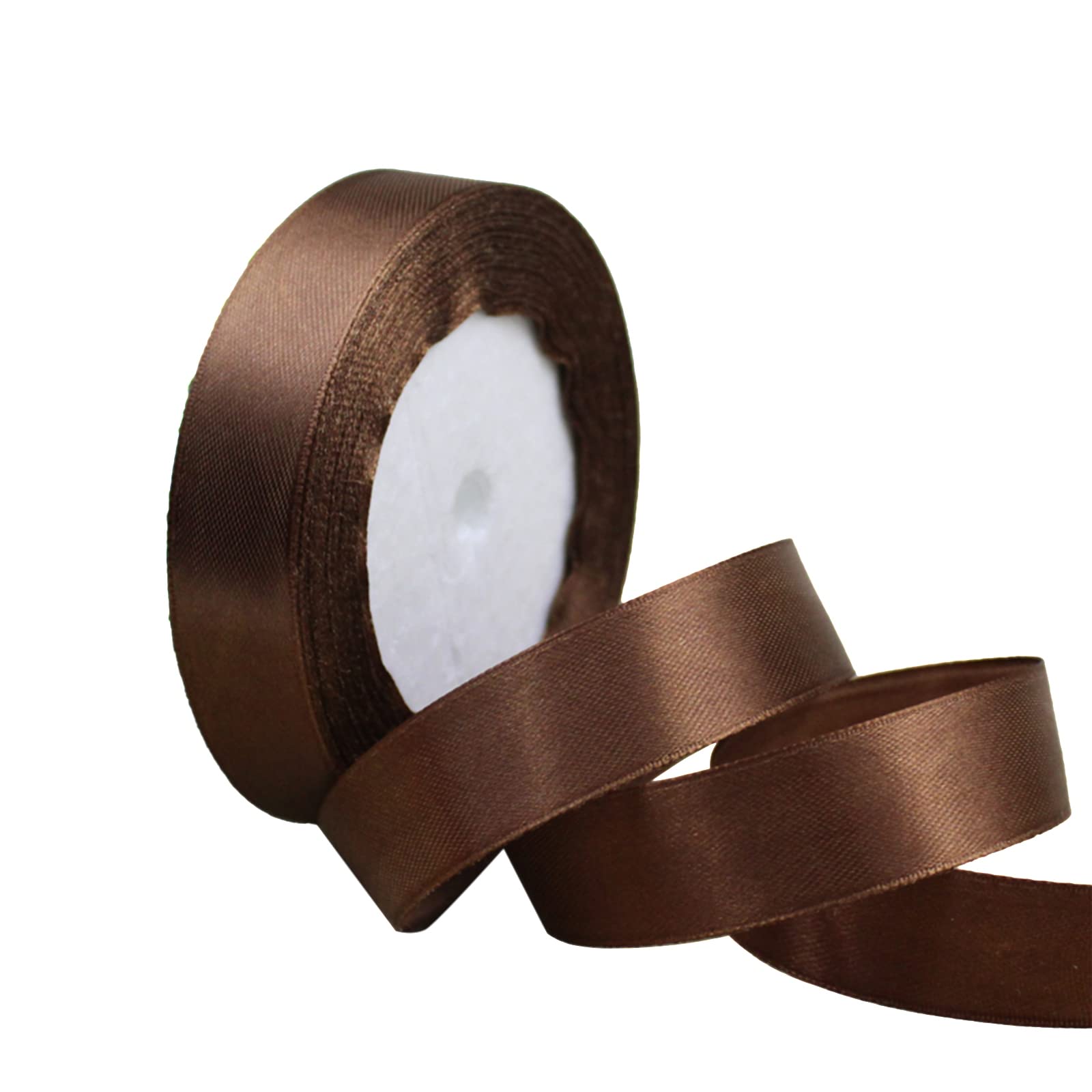 Champagne Gold Satin Ribbon 10mm, 23 Meters Champagne Fabric Ribbons Double Sided Silk Ribbons for Gift Wrapping, Crafting, Hair Bows, Balloons, Wreaths, Cakes, Wedding Party, Christmas Decoration — view 35