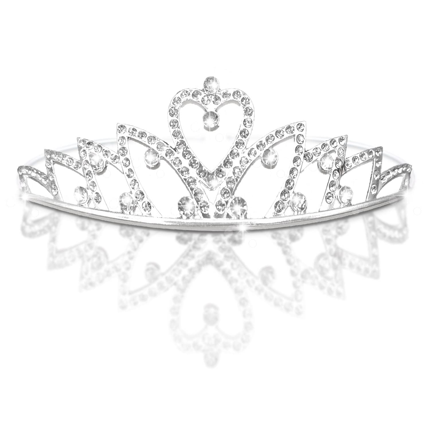 SHONCO Tiara Corona de Cristal con Diamantes de imitación Peine para Corona Nupcial Proms de Boda desfiles Princesas Fiesta de cumpleaños，Mujer Partido decoración en cumpleaños-A3