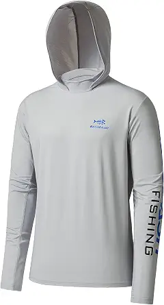 BASSDASH UPF 50+ Men’s UV Sun Protection Long Sleeve Fishing Hoodie