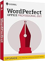 Vista 18 de Corel WordPerfect Office Home & Student 2021 Office Suite of Word Processor, Spreadsheets & Presentation Software [PC Disc]
