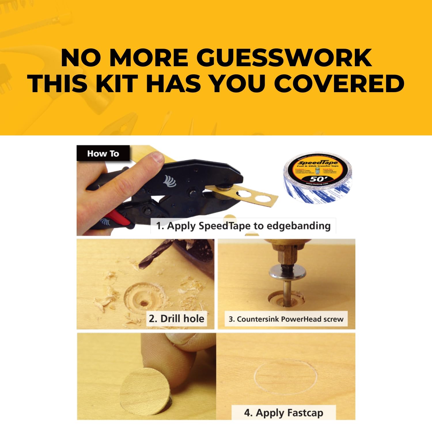 Kit de perforación de color personalizado con sistema de brocas de montaje empotrado
