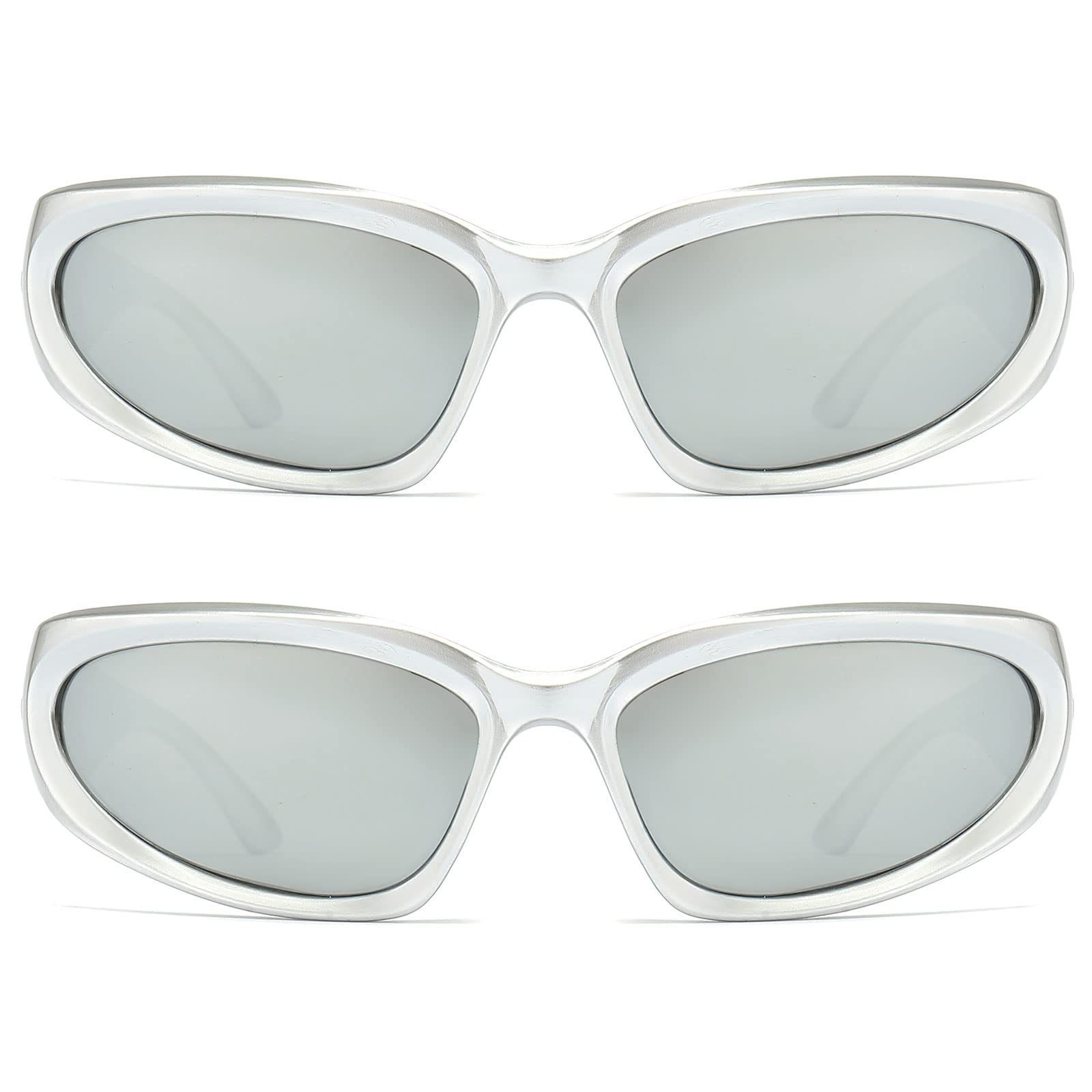 Long Keeper Polarised Wrap Around Sunglasses for Women Men Y2K Trendy Sunglasses Fashion Sun Glasses UV Protection for Driving Sport Fishing - Image 2