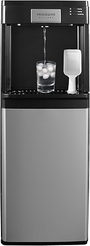 Miniatura 1 de Frigidaire Máquina de hielo y agua 3 en 1 - Dispensador de enfriador de agua de carga inferior caliente o fría para botella de 5 galones - Máquina