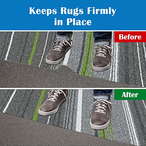 Wellco 5X7 Ft Non Slip Rug Pad,Rug Gripper,100% Felt Cushioned Gripper - Safe For All Floors And Finishes,Felt Rug Pad,White #TOP2