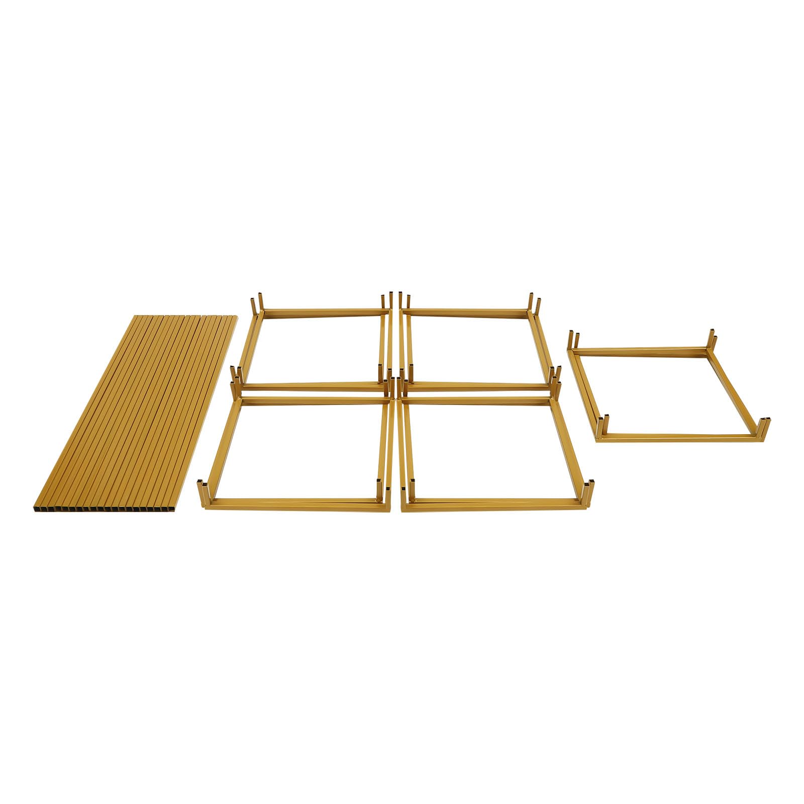5 pezzi oro fiore fiore supporto colonna per tavolo, centrotavola matrimonio centrotavola, 60 cm, decorazione per tavolo, festa di casa, matrimonio