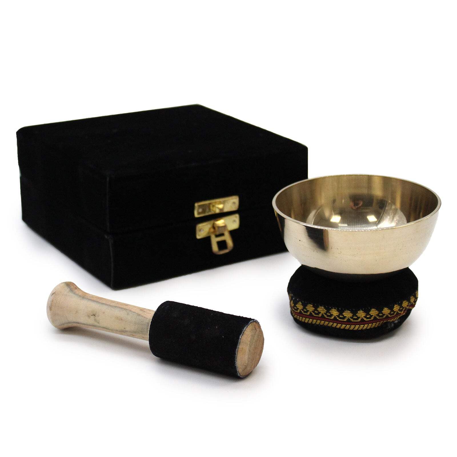 Brass Singing Bowl ~ Gift Set ~ Approx 9cm