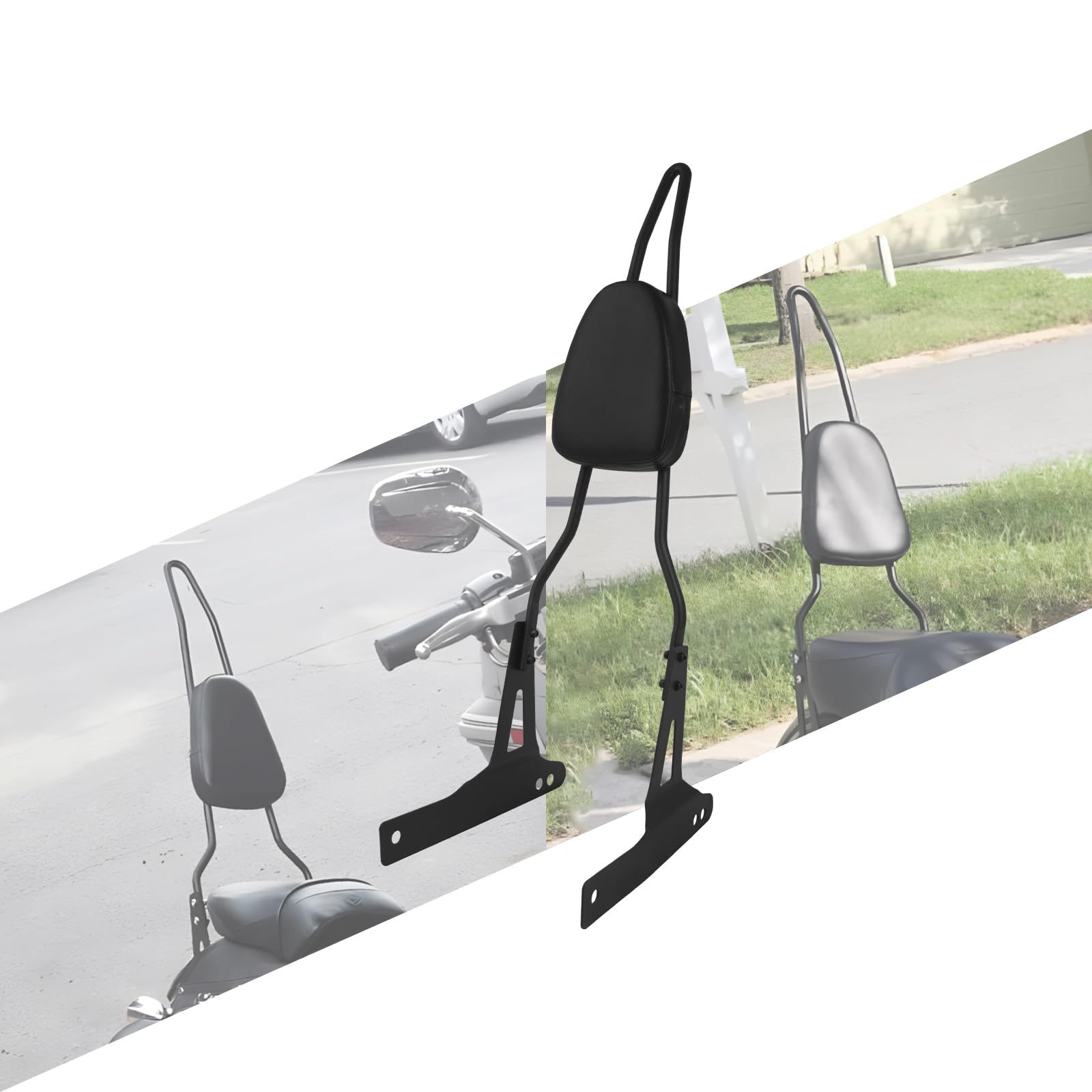 Amazon | HCmotorku バイク シーシーバー バックレスト リア 乗客 