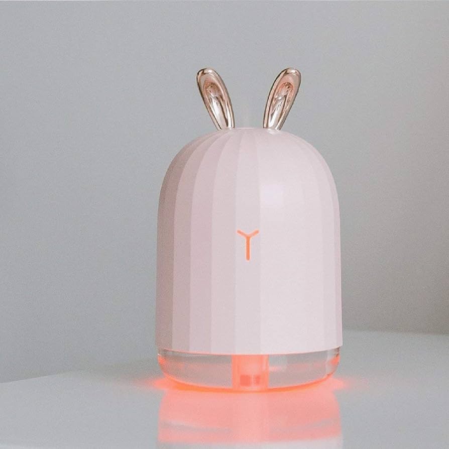 ミニ加湿器 Amazon | usb加湿器 ミニ加湿器 うさぎ 兎 呼吸ライト 花粉症