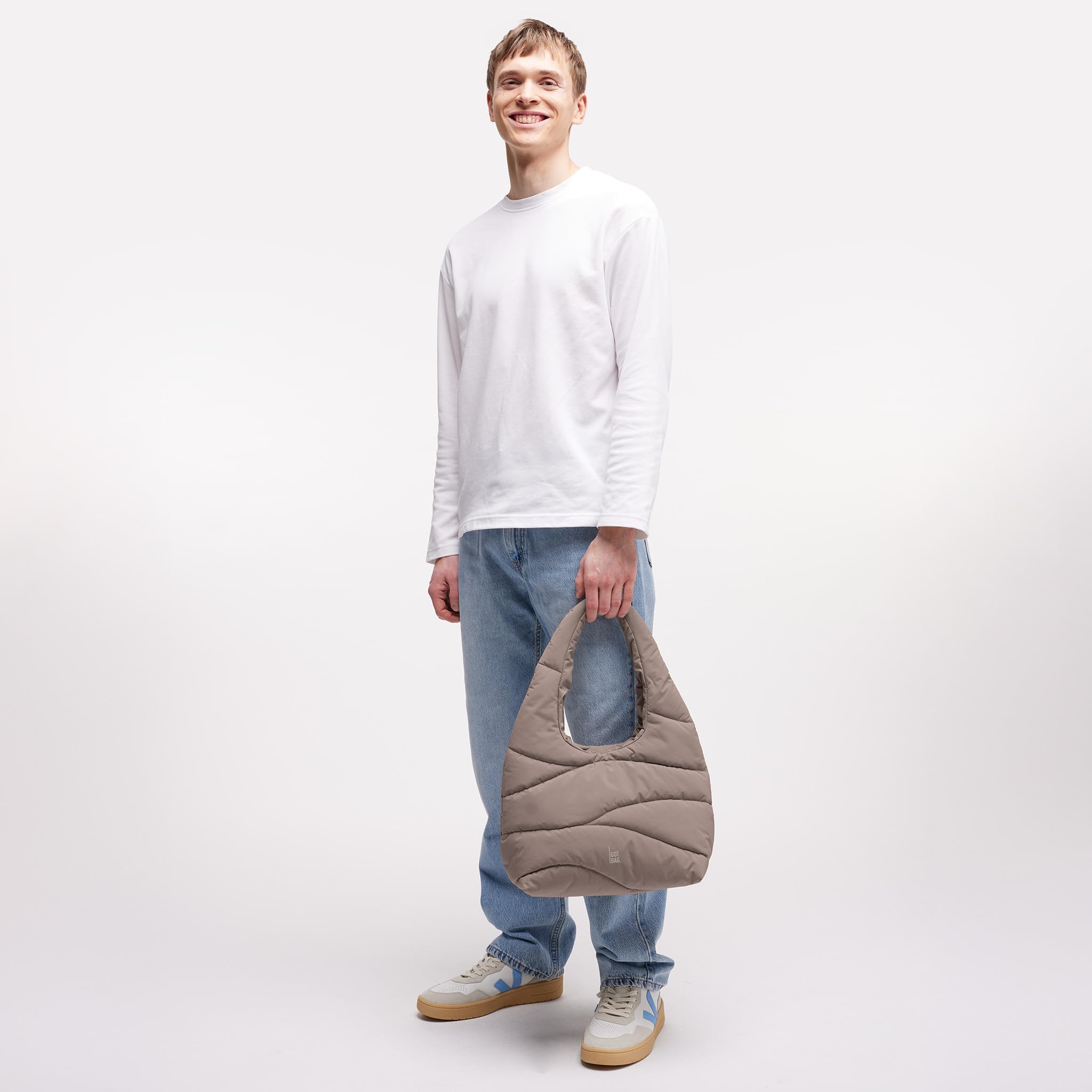GOT BAG WAVY PUFFER Borsa a Spalla Donna - Borsa Puffy Leggera in Nylon Riciclato - Trapuntata, Sostenibile e alla Moda