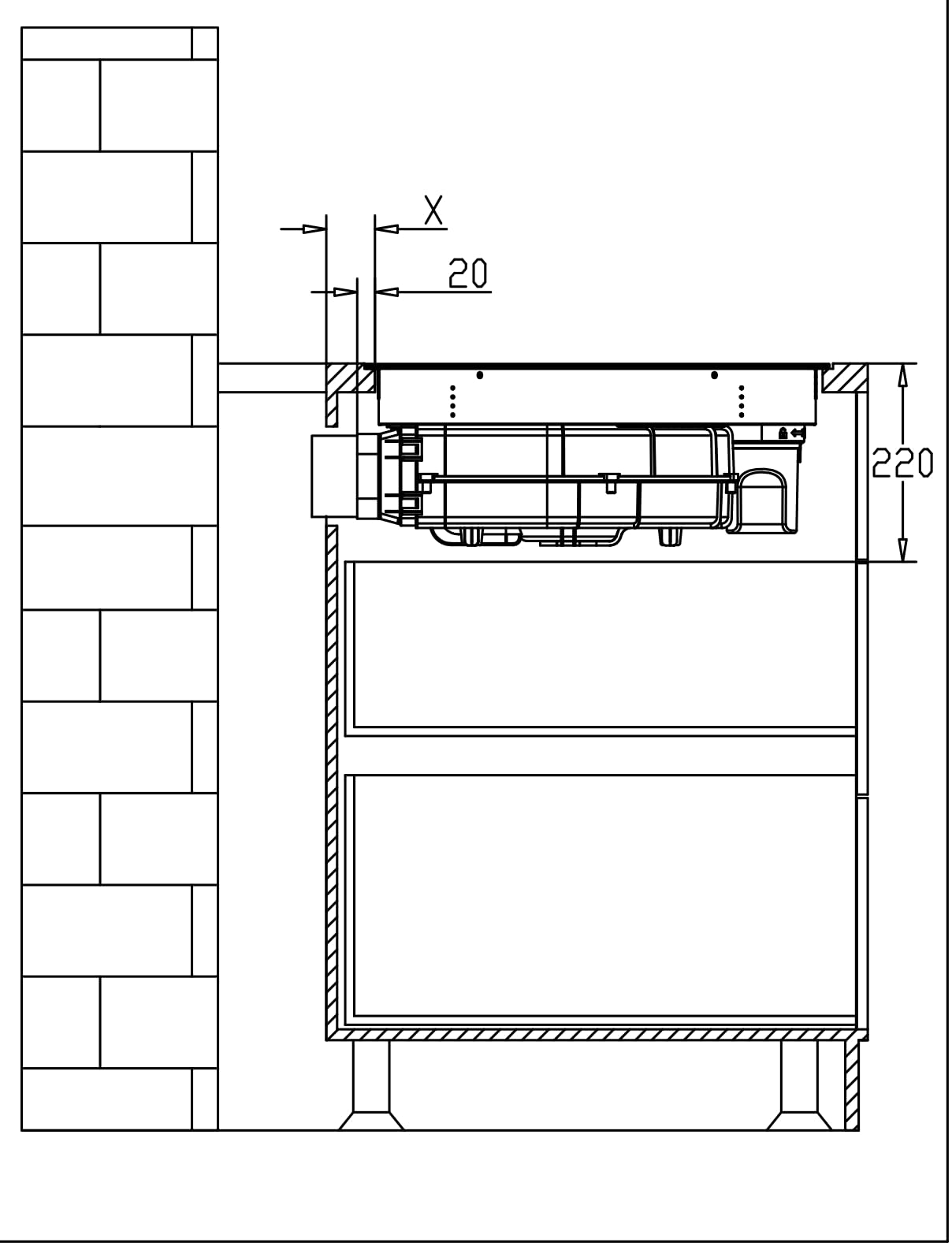 Respekta Calima Induktionskochfeld mit Dunstabzug/Teilgeführte Umluft / 9 Leistungsstufen/Bridgezone & Booster Funktion/Kindersicherung / 83 cm / KMCH7800I-45