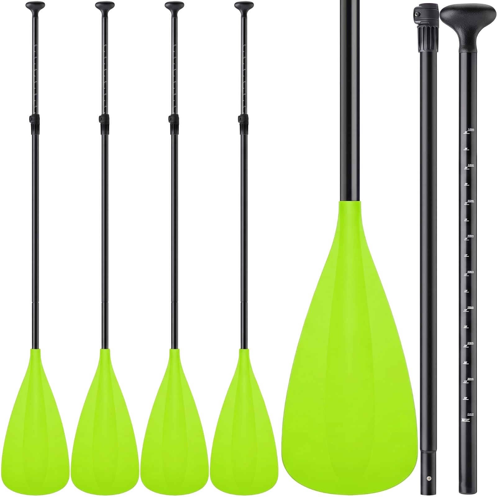 Hollowfly 4 Set 3 Piece Sup Paddle Adjustable Paddle Board Paddles