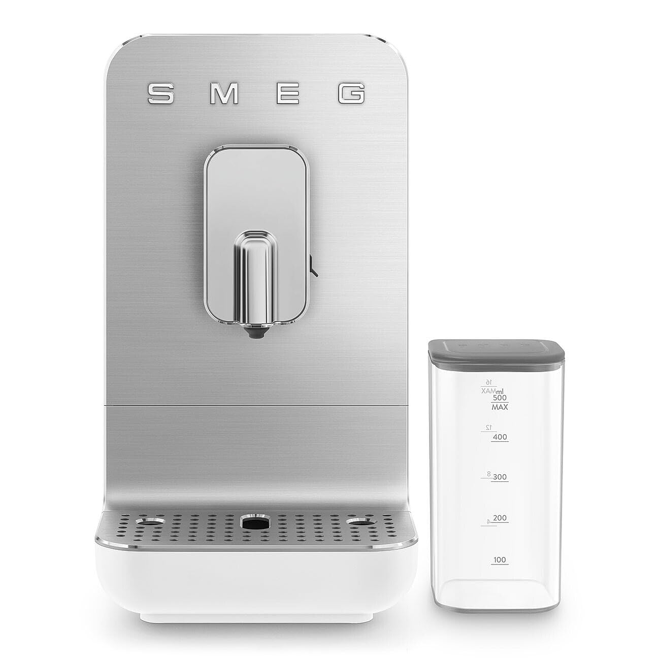 Smeg BCC13WHMEU espresso coffee machine with Milchfunktion matt white with stainless steel