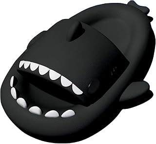 rosyclo Shark Slides for Women and Men, Cute Shark Slippers Adult Youth Cloudy Summer