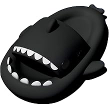 rosyclo Shark Slides for Women and Men, Cute Shark Slippers Adult Youth Cloudy Summer Soft Lightweight Anti-Slip Thick Sole Beach House Cloud Cushioned Shower Slide Sandals Indoor Outdoor