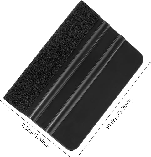 Miniatura 8 de NEWISHTOOL 100 piezas de espátula de vinilo para vinilo, escobilla de plástico flexible con fieltro de tela para aplicación de envoltura de vinilo y