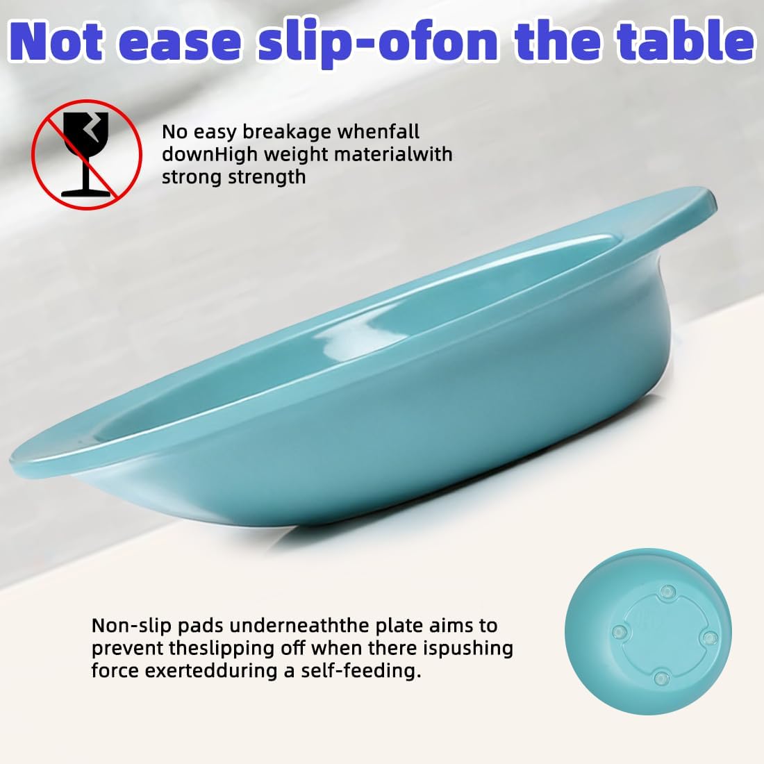 Adaptive Utensils and Bowl (AQUA and Purple-Left, Adaptive Utensils Set-Left and Bowl)