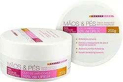 WEVER CARE Creme Hidratante para Mãos e Pés com 10% de Ureia e Óleo de Amêndoas, Rápida Absorção, 200g