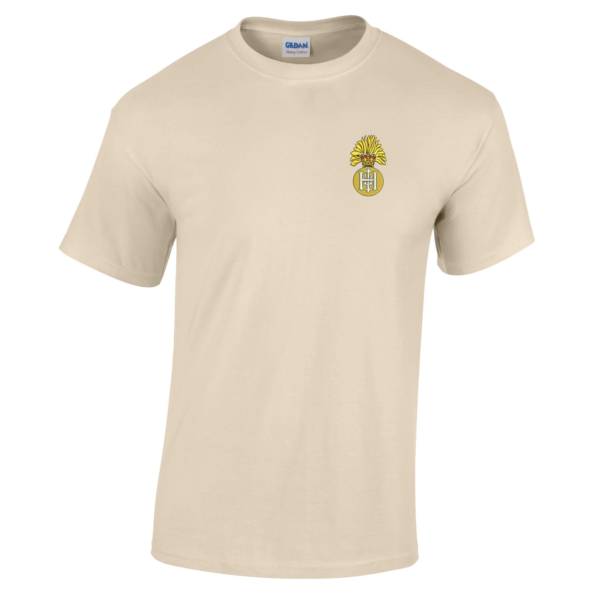Pineapple Joe's Men's Sand Royal Highland Fusiliers Embroidered T-Shirt - Large