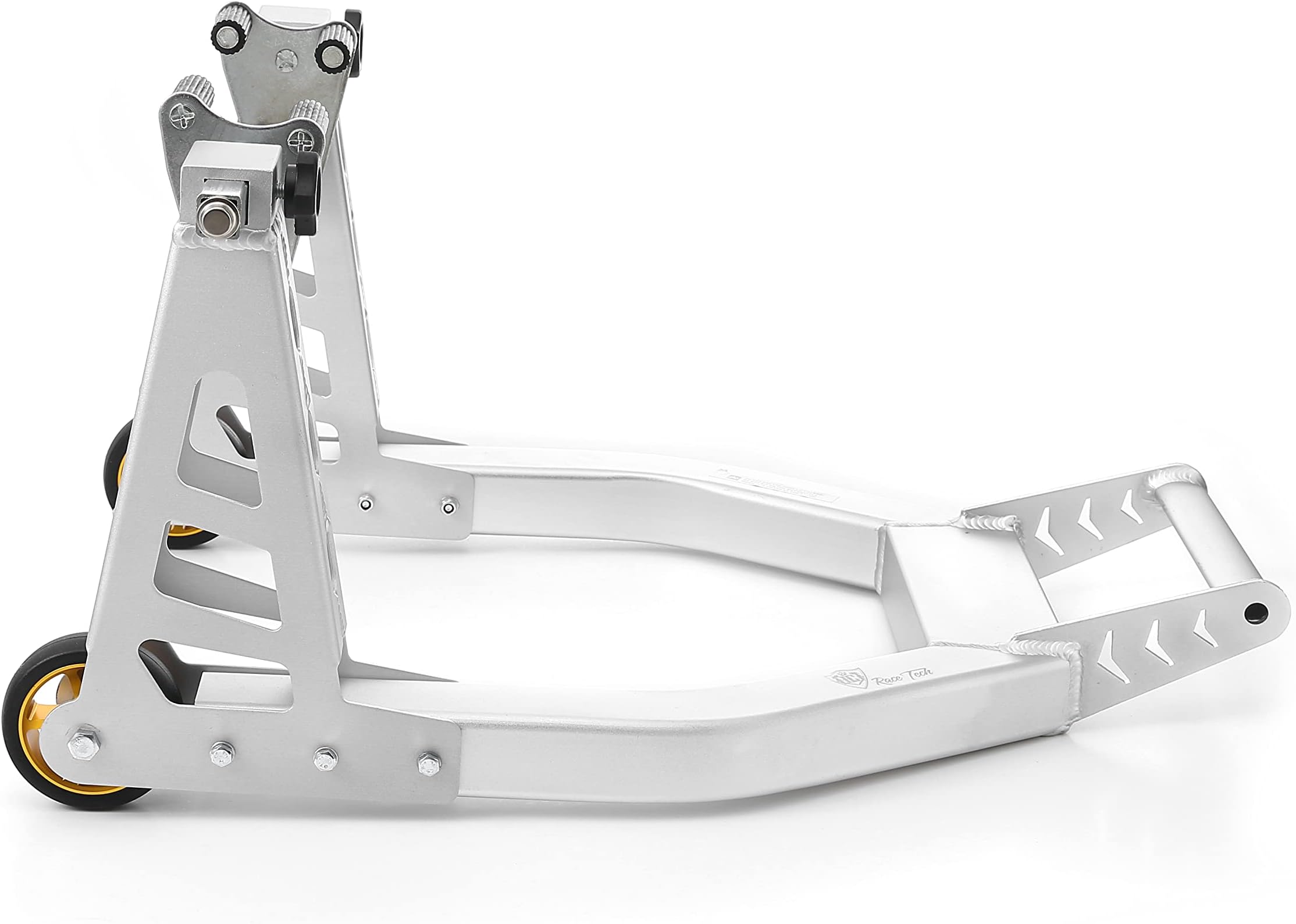 LC Race Tech Motorcycle aluminum alloy material Anodized Front Wheel Lift Universal Paddock Stands Compatible with Yamaha, Honda, Kawasaki, Suzuki, Ducati, BMW, Triumph,MV AGUSTA