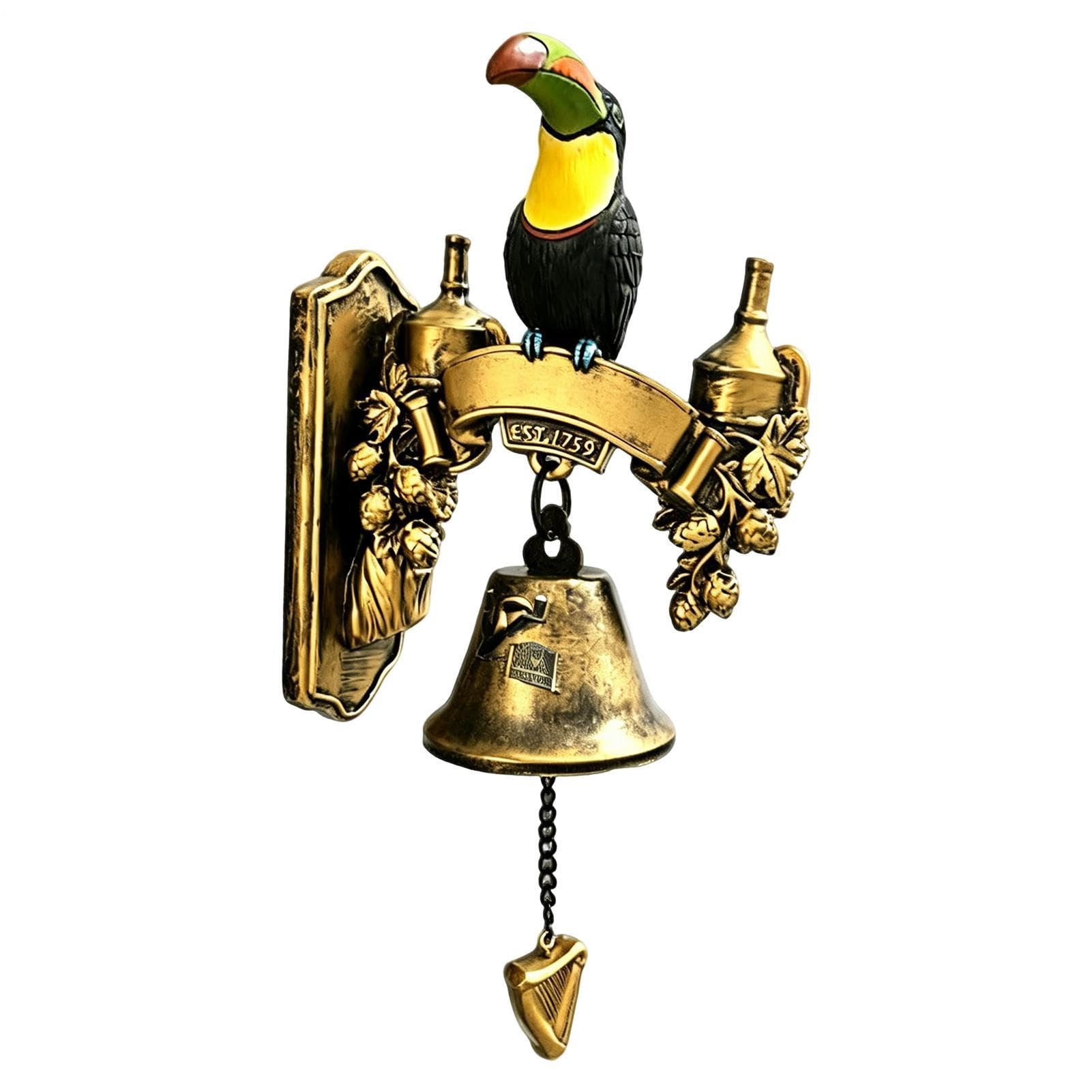 Vintage Metal Door Bell | 15x25cm Farmhouse Wall Hanging Door Bell