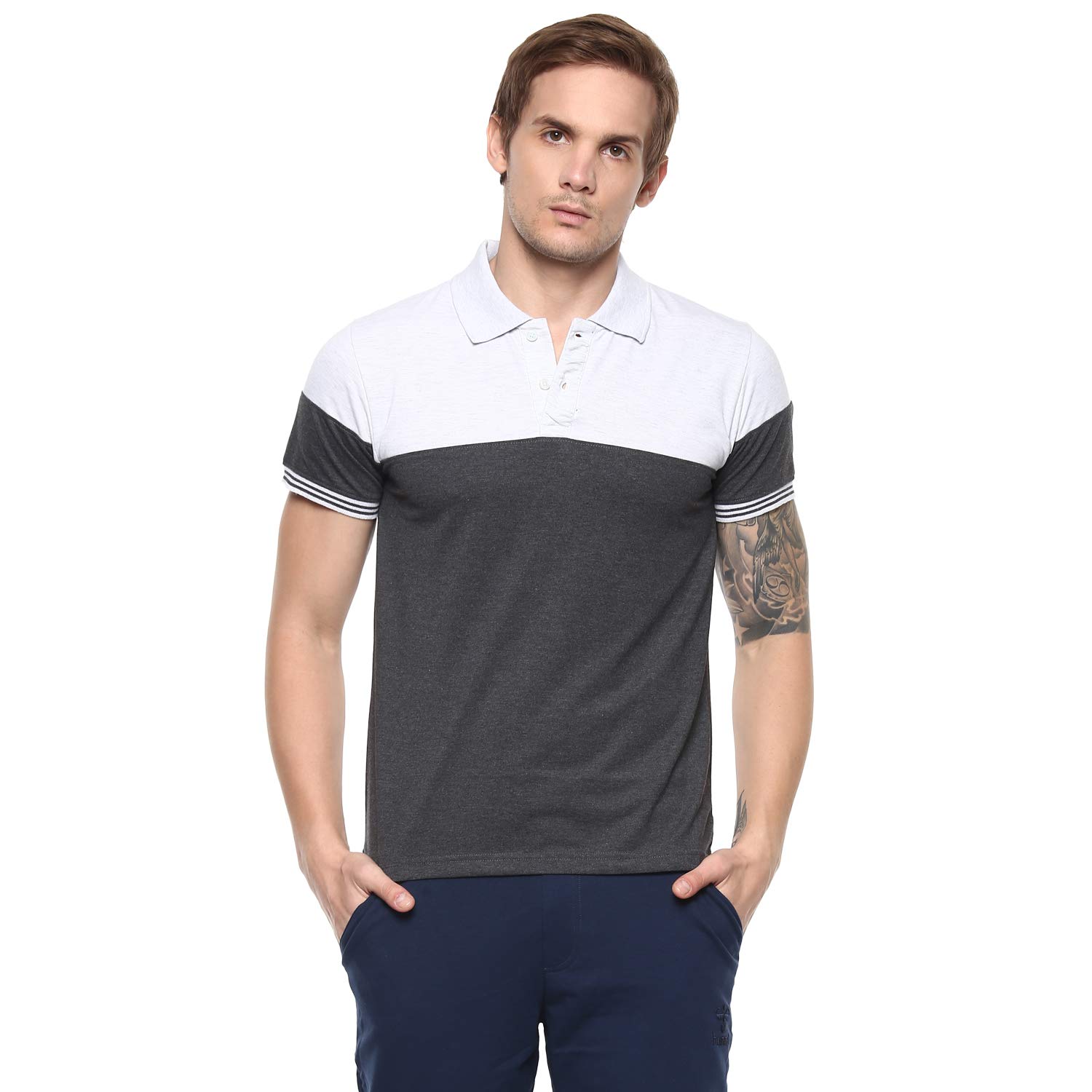 AMERICAN CREW Men's Polo T-Shirt