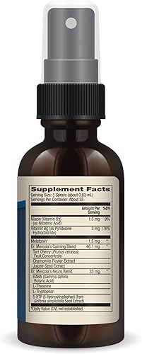 Miniatura 2 de Dr. Mercola, Aerosol de melatonina, 0.85 onzas líquidas (0.8 fl oz), (32 porciones), paquete de 3, sin OMG, sin soja, sin gluten