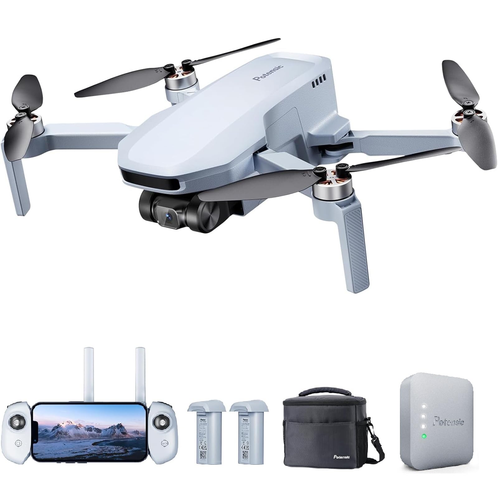 Remote ID Module 1 Pack with ATOM SE 4K EIS Camera 2 Batteries