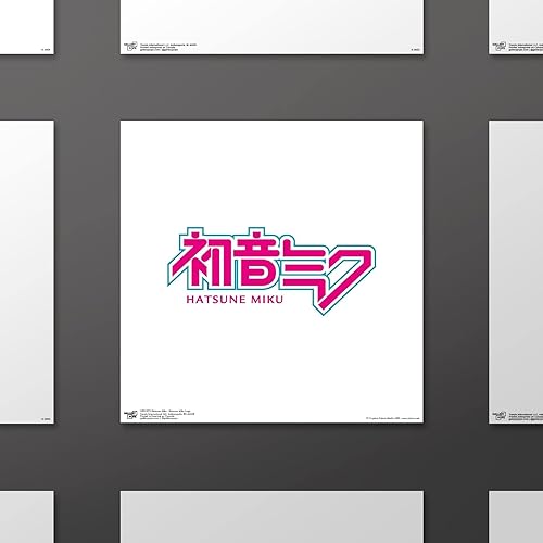 Miniatura 2 de Trends International Gallery Pops Hatsune Miku - Póster de pared con el logotipo de Hatsune Miku, 12.00 x 12.00 pulgadas, versión sin marco
