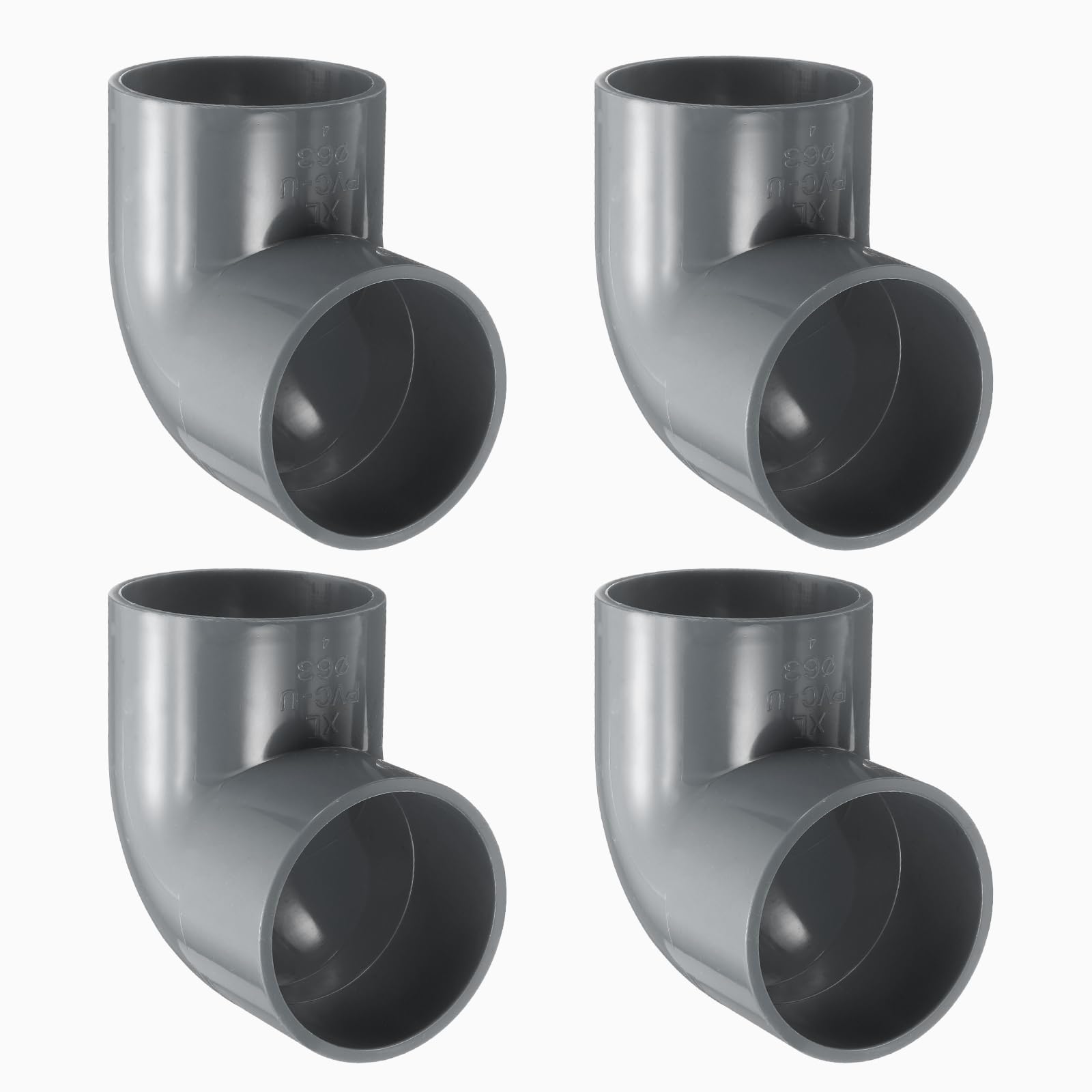 Amazon.com: uxcell 4pcs 2" 90 Degree Elbow Pipe Fittings, Furniture  Construction Grade 2-Way 90 Degree Elbow PVC Corner Adapter for DIY  Construction Furniture Garden Shelf Connection, Grey : Industrial &  Scientific