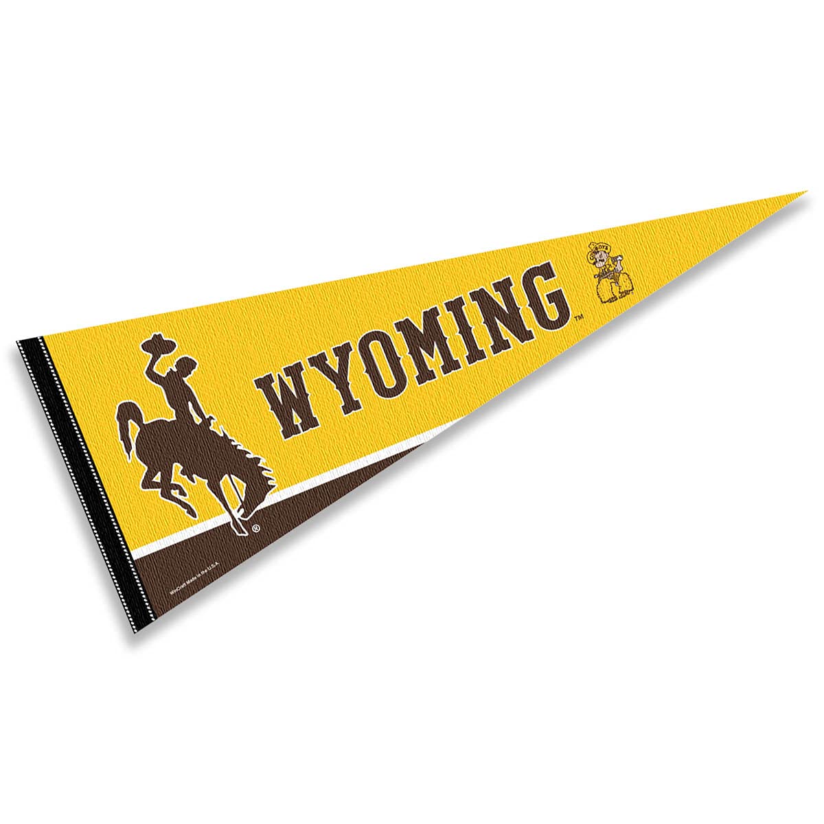 Wyoming Pennant Full Size Felt