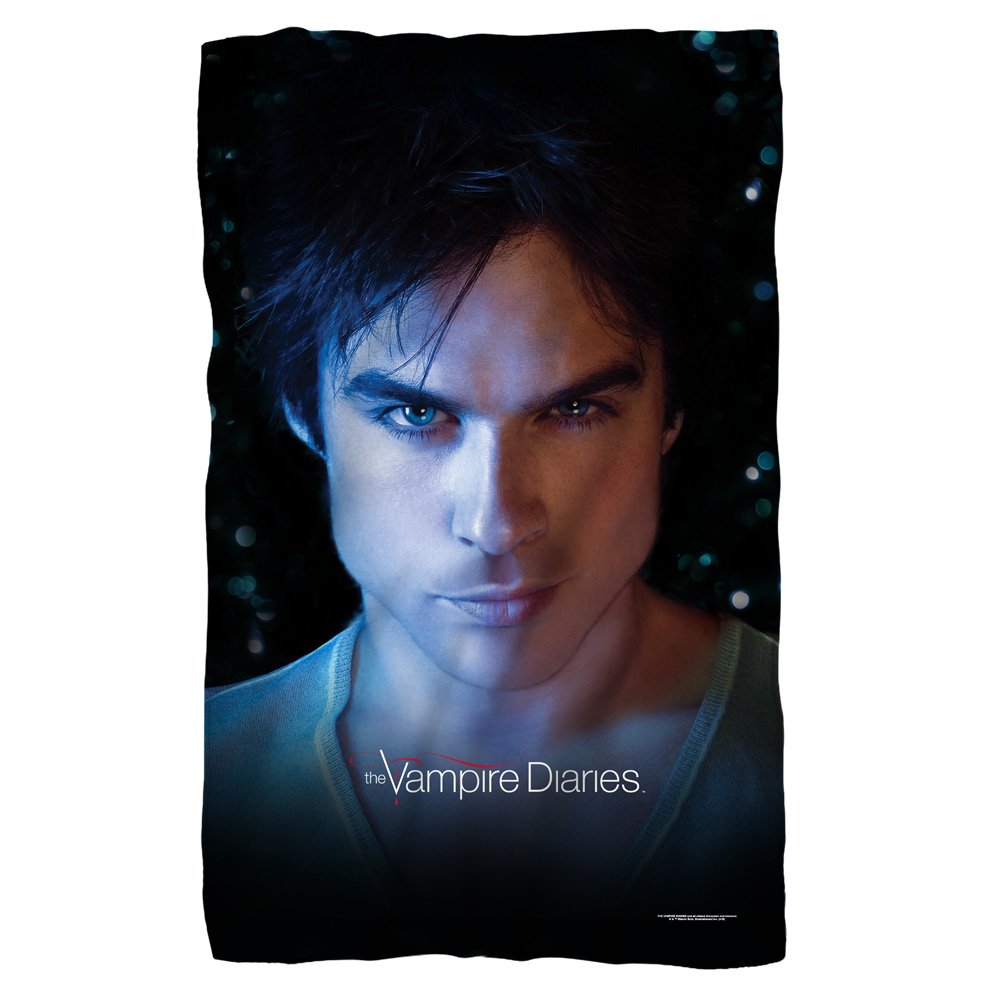 Vampire Diaries Damon Eyes Fleece Blanket 35 x 57in by Vampire
