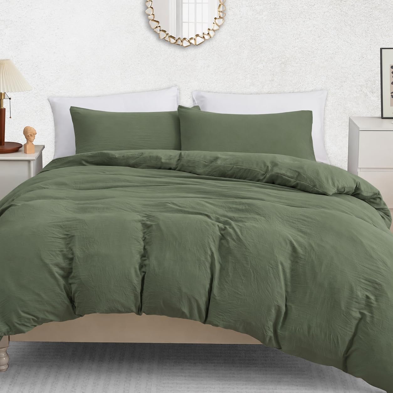 Pamposh Double Duvet Set - Pre Washed Premium Microfibre Luxury Bedding Set