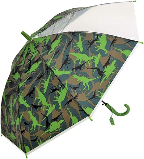 子供が喜ぶ楽しい笛付きキッズ傘 恐竜柄 50 折れにくいグラスファイバー骨使用 安心設計ジャンプタイプ 視界良好透明窓 軽量 安全 防犯にもok ダイナソー 長傘 オンライン通販 子供が喜ぶ楽しい笛付きキッズ傘 恐竜柄 50 折れにくいグラスファイバー骨使用 安心設計ジャンプタイプ 視界良好透明窓 軽量 安全 防犯にもok ダイナソー 長傘 オンライン通販