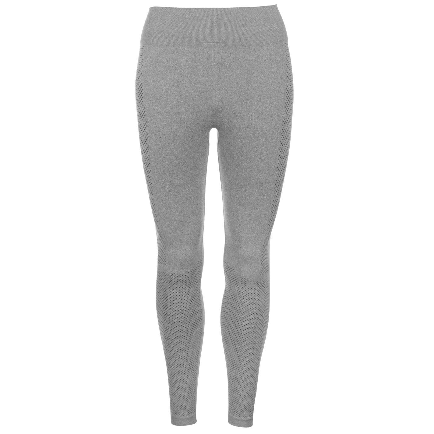 USA Pro Womens Seamless Tights Yoga Pants Trousers Bottoms Charcoal 10 (S)