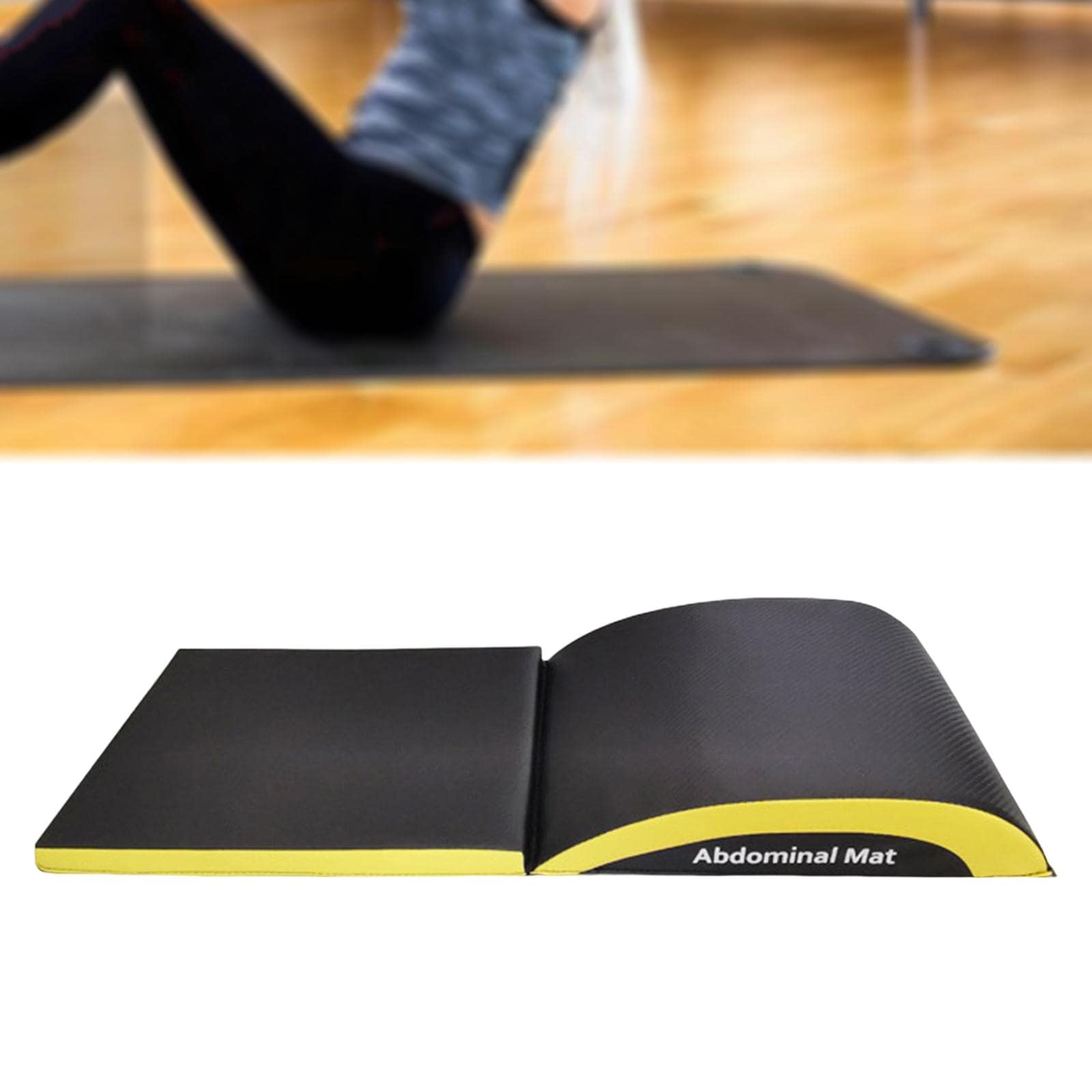 rockible Colchoneta portátil para Ejercicios Abdominales Abdominal Core Trainer Rango Completo Movimiento Gimnasio Estira los músculos Soporte para la Espalda