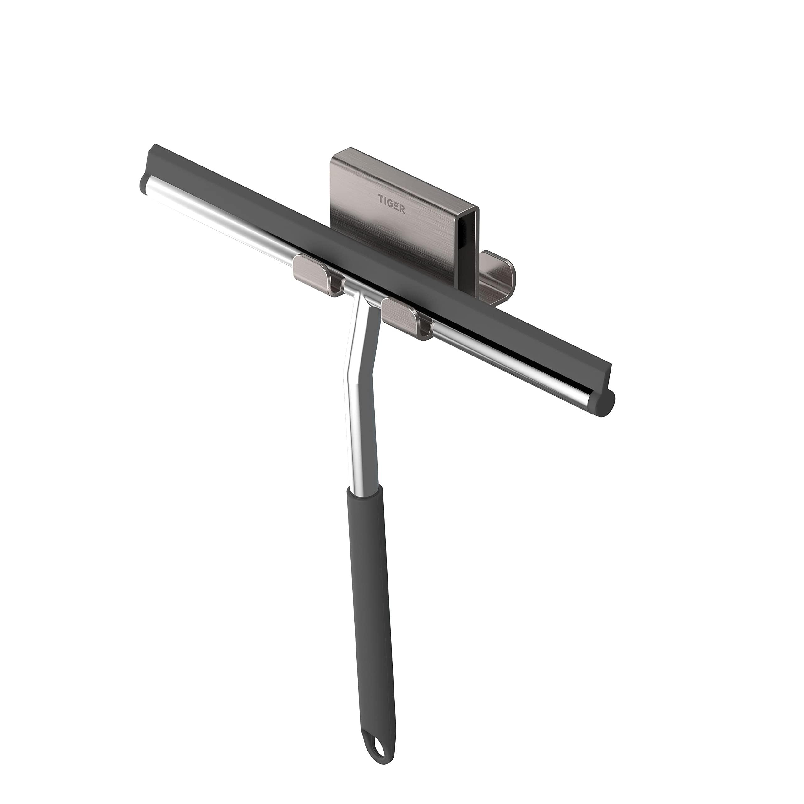 Tiger Caddy Towel Hook for Shower Enclosure 6-8 mm Double 5 6 x 7 x 5 cm Brushed — view 9