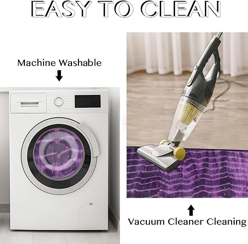 Vista 25 de Tapete de cocina acolchado con patrón de estrellas brillantes, antifatiga, juego de 2 piezas, duradero, resistente a las manchas, parte inferior