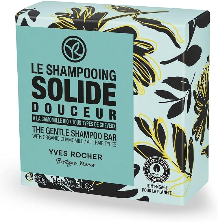 Yves Rocher Gentle Shampoo Bar for All Hair Types, 60 g./2.1 oz.