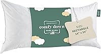 Vista 12 de ComfyDown 95 % plumón, 5 % plumón, 12 x 14 pulgadas, relleno de funda de almohada decorativa, hecho en Estados Unidos