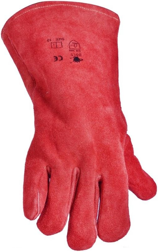 SAFEWELL Red Welding Gloves-14"