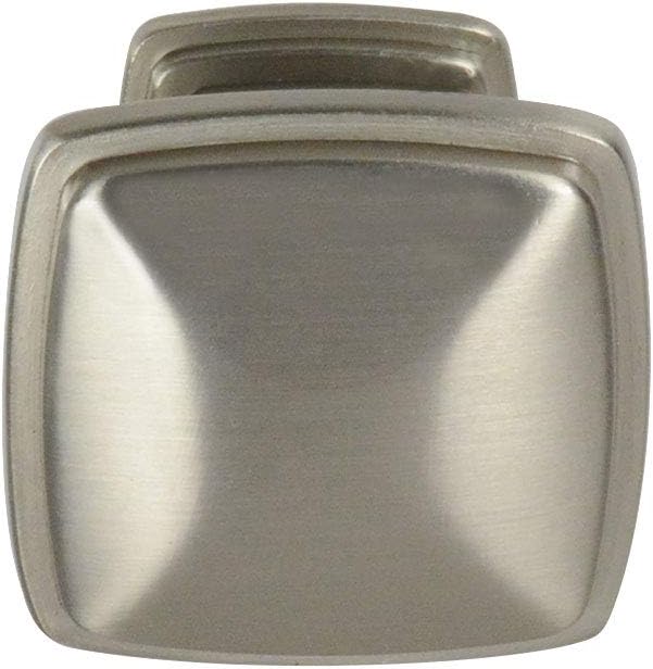 CKP Brand #8098 Haven Collection 1-1/4 in. (31mm) Knob, Brushed Nickel - 10 Pack