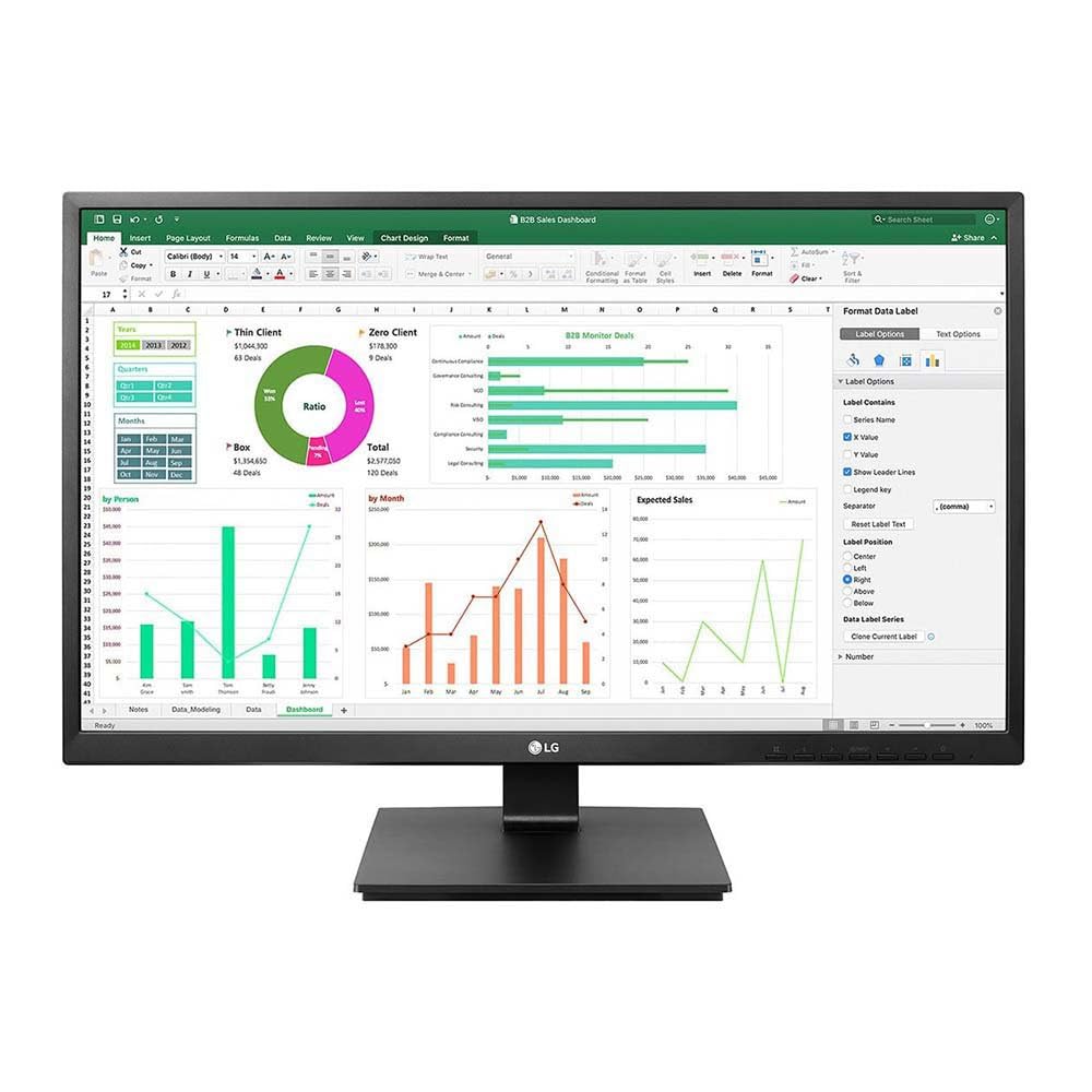 LG 68.6cm/27'' (3840x2160) 27BN55UP-B 16:9 5ms IPS HDMI DP VESA Pivot UHD Black