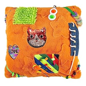 Ouderen Dementie Angst Kussen Ouderen Dementie Sedatie en Comfort Activiteit | Ouderen Dementie Dementie Producten | Zintuiglijk kussen | Helpt bij de behandeling van autisme en angst..