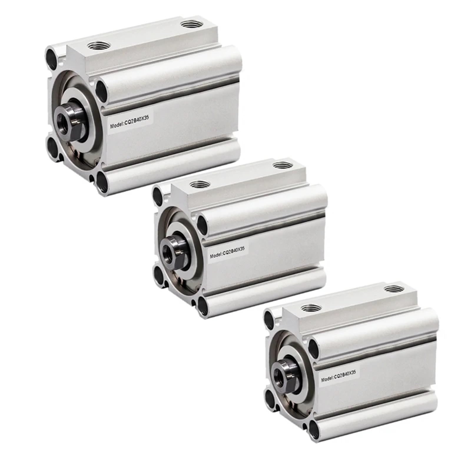Cylindre pneumatique mince alésage 32mm course 25mm actionneur compact pour vérin mécanique