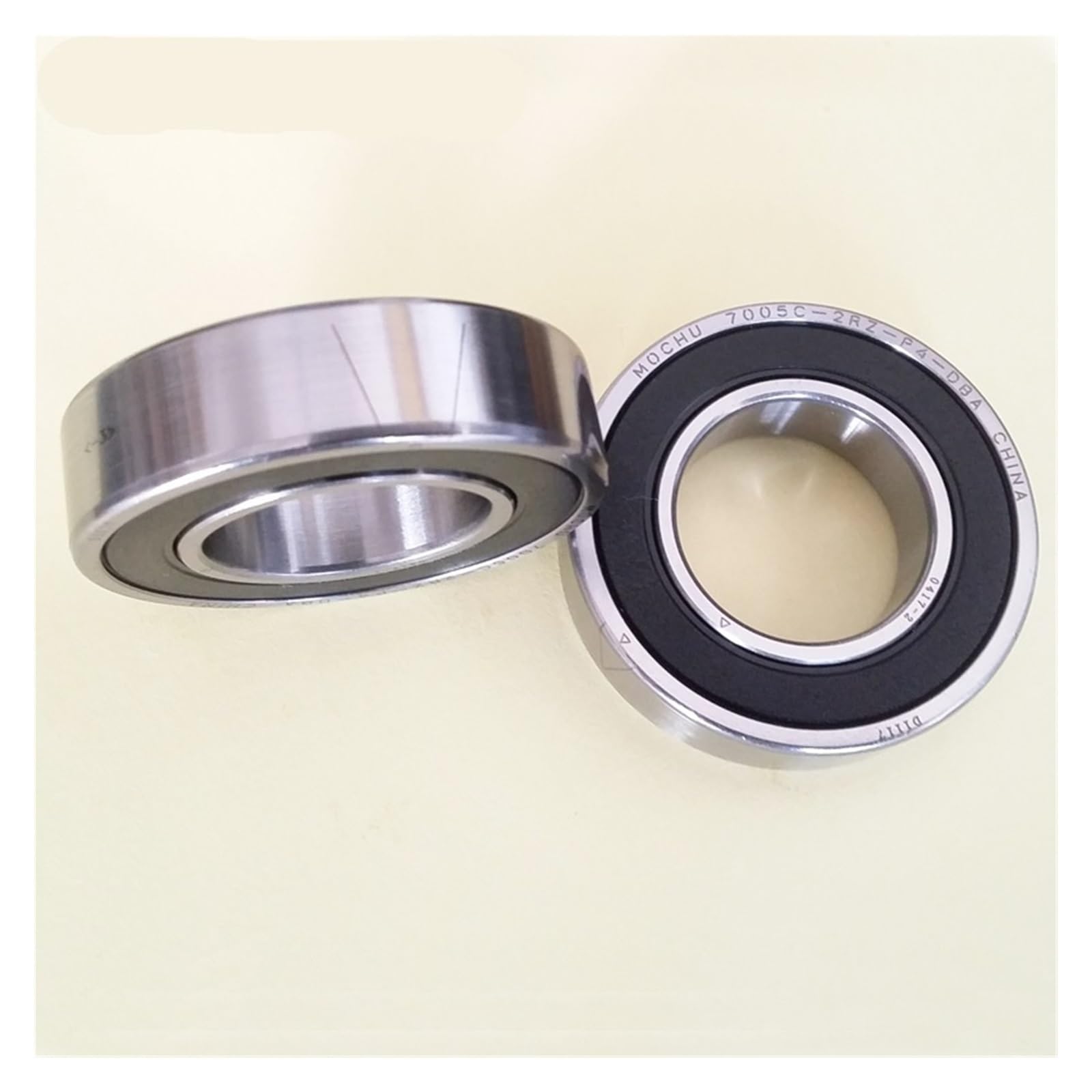 JJHQOKYNA 1 Pair 7005 7005C 2RZ P4 DB A 25x47x12 25x47x24 Sealed Angular Contact Bearings Spindle