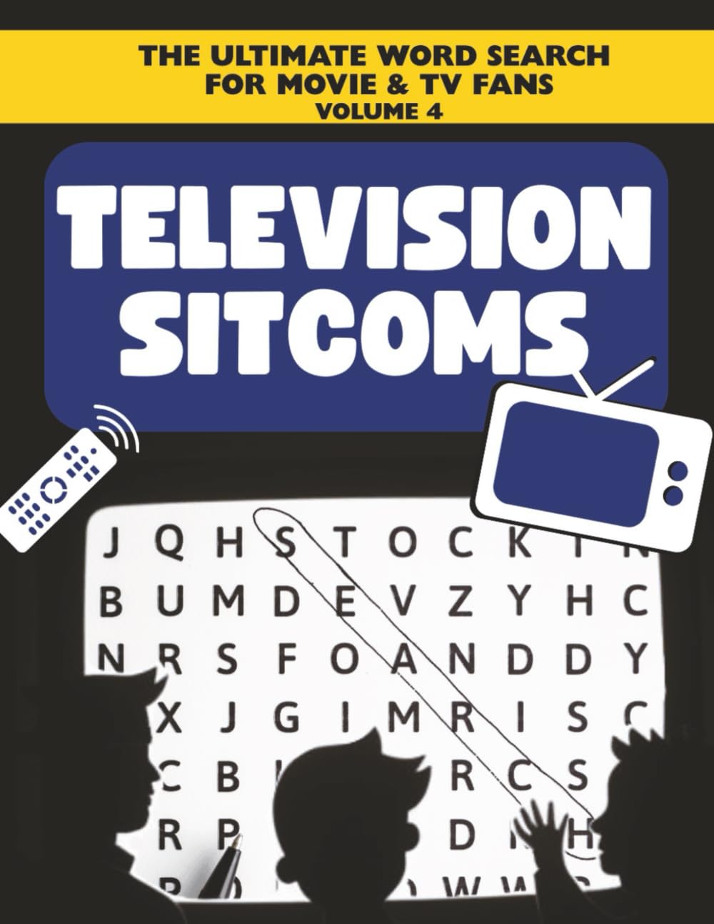Sitcom Word Search: A Nostalgic Puzzle Book Featuring Classic and Modern TV Comedy Favorites | 8.5x11, 112 pages | 50+ Puzzles (The Ultimate Word Search for Movie & TV Fans)