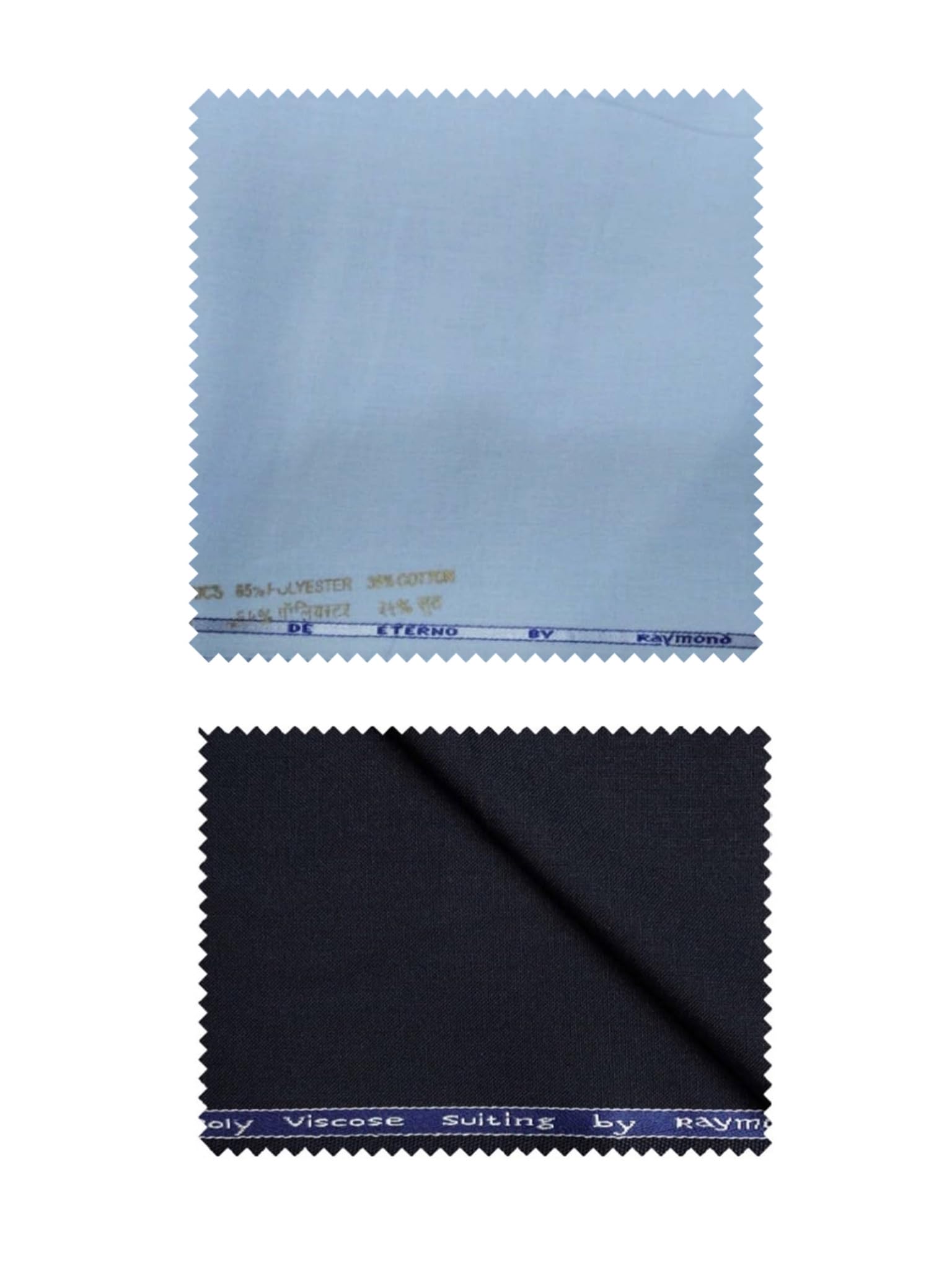 raymond fabrics Trouser Shirt Fabric Combo Box (Unstitched, All Weather Fabric) (LIGHT BLUESHIRT+BLUE PANT)-picture-41